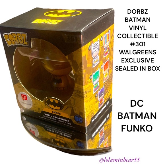 NEW IN SEALED BOX FUNKO DC BATMAN VINYL COLLECTIBLE #301 WALGREENS EXCLUSIVE - Picture 11 of 16